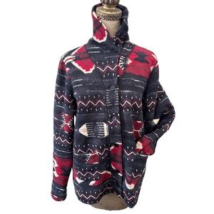 Vintage Y2K Ralph Lauren Jeans Co Southwestern Cardigan XL Aztec Western Lodge